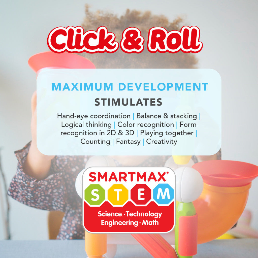 SmartMax Click & Roll Mainan Edukasi & Motorik Anak Mainan Magnet