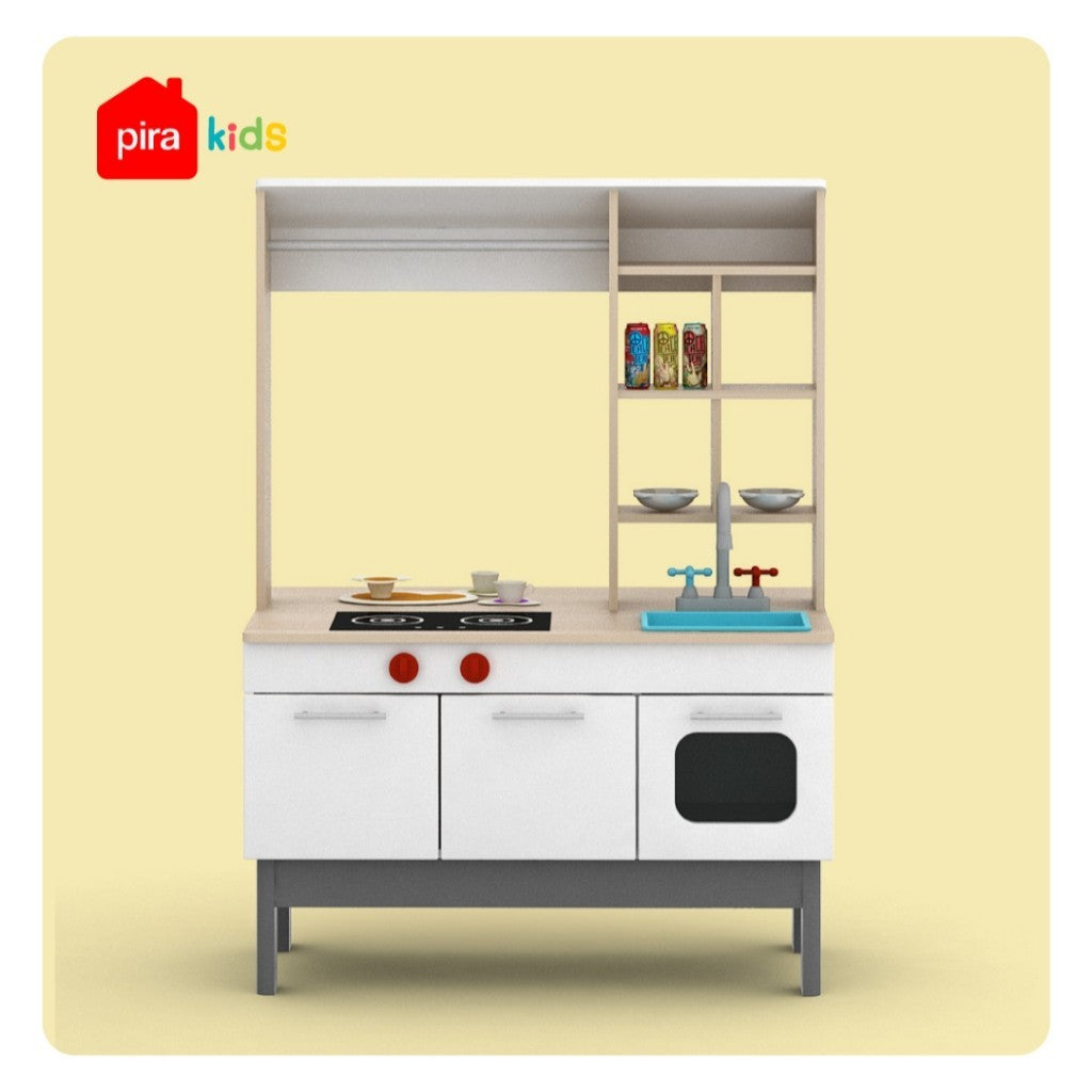 Pira Kids - Magu Shop PP Pretend Play Kantin / Market Booth / Gerobak Warung Mainan Anak