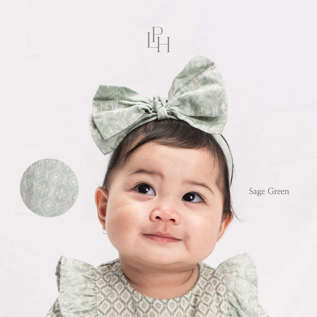Little Palmerhaus - Baju Lebaran 2025 - Lila Baby Headband (Bando Pita Bayi)