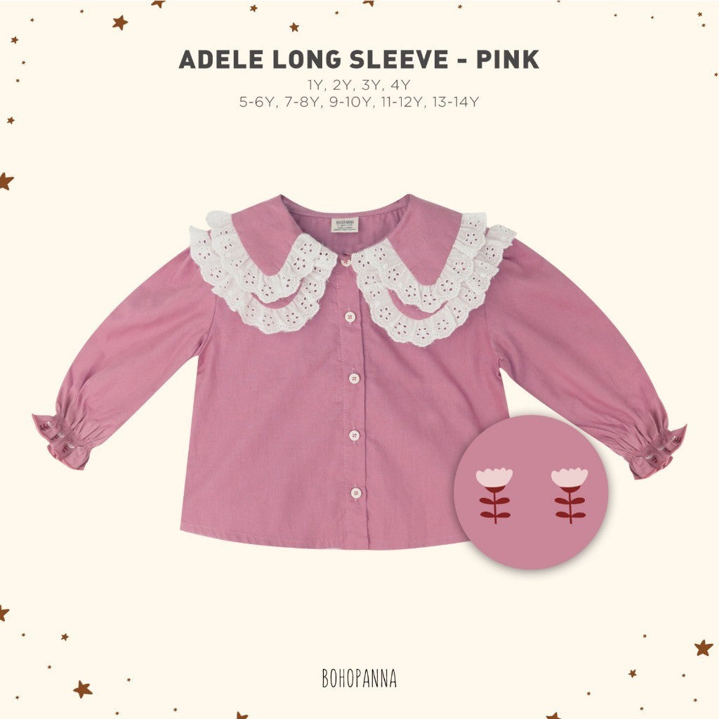 BOHOPANNA - ADELE LONG SLEEVE -  ADELLE LONG SLEEVE - Baju Atasan Anak Perempuan