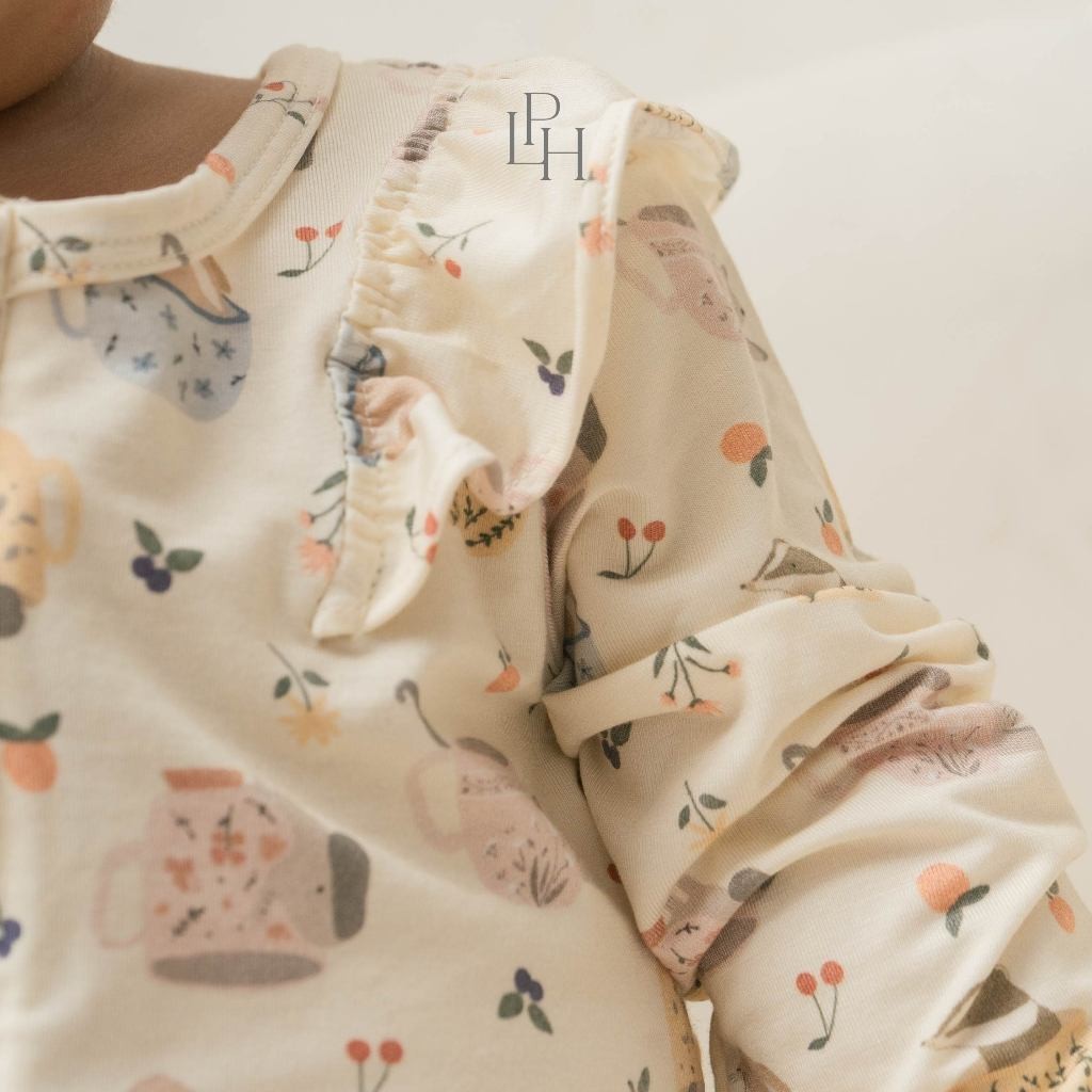 Little Palmerhaus - Tencel Girl Sleepsuit (Jumper Bayi Perempuan) 3.0
