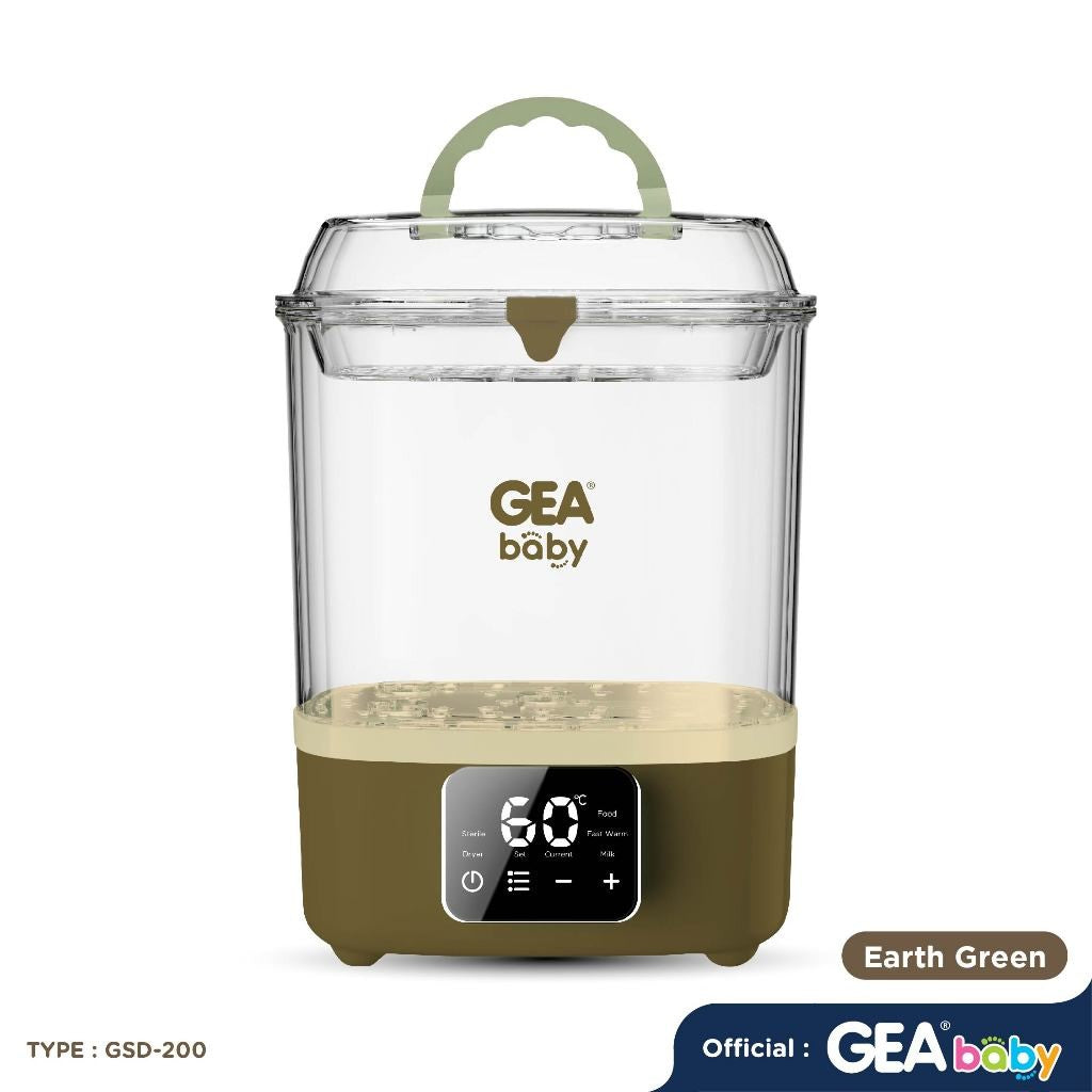 GEA Baby Multifunction Warmer Sterilizer Dryer GSD-200 Penghangat Susu & Makanan Steril Botol Bayi Pengering Botol Susu Warmer Steam Dryer Baby Bottle