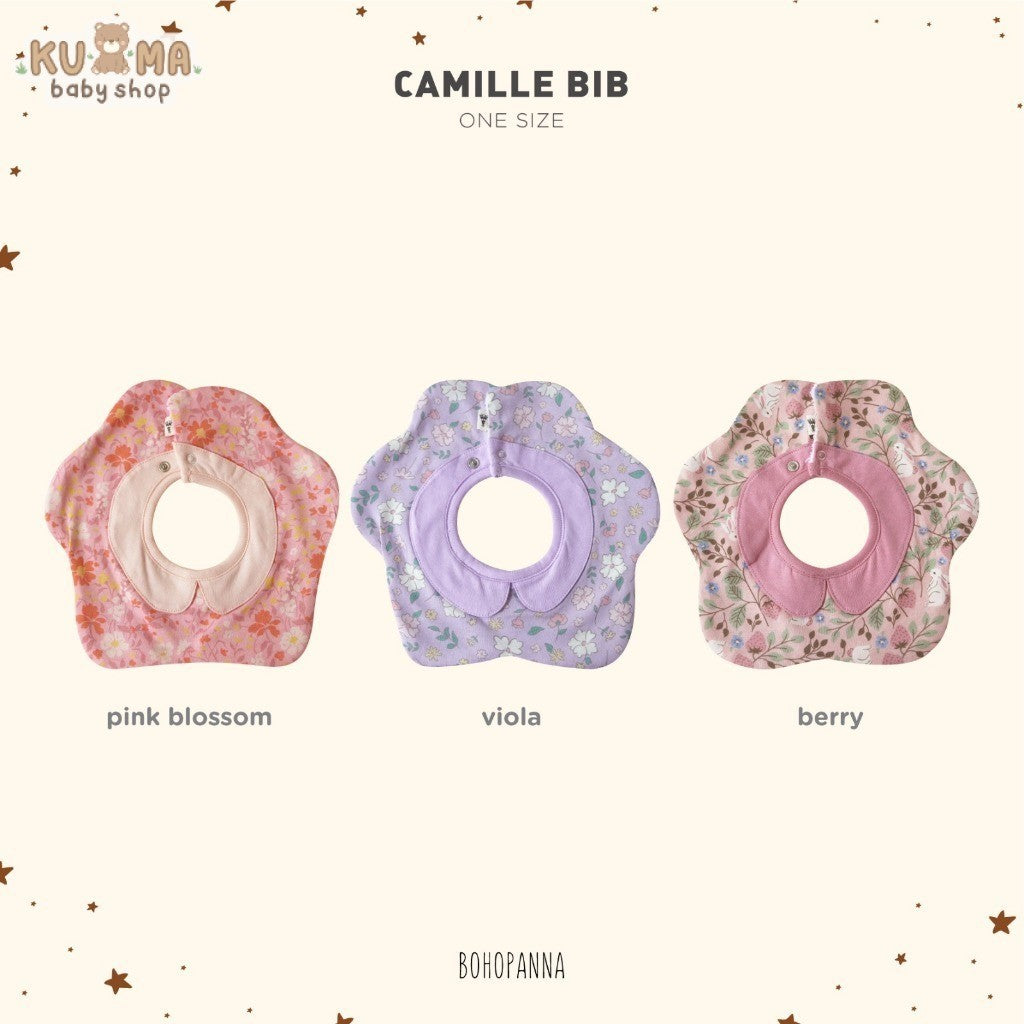 BOHOPANNA - BIB CAMILLE - Slabber Bayi Perempuan
