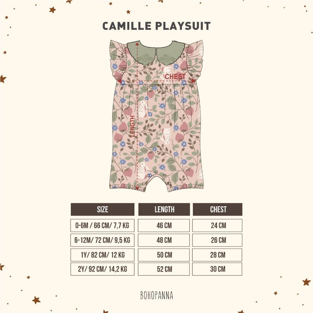 BOHOPANNA - CAMILLE PLAYSUIT - Jumper Bayi Perempuan