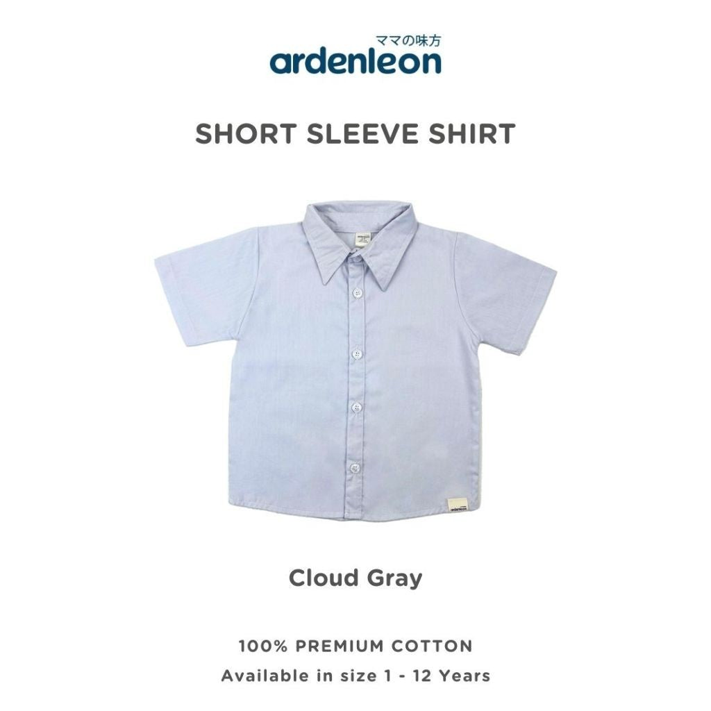 ARDENLEON Atasan Kemeja Anak Pendek Short Sleeves Shirt