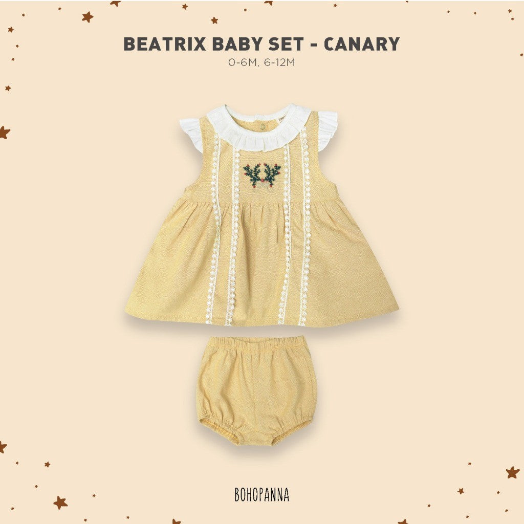 BOHOPANNA - BEATRIX BABY SET - Setelan Bayi Perempuan