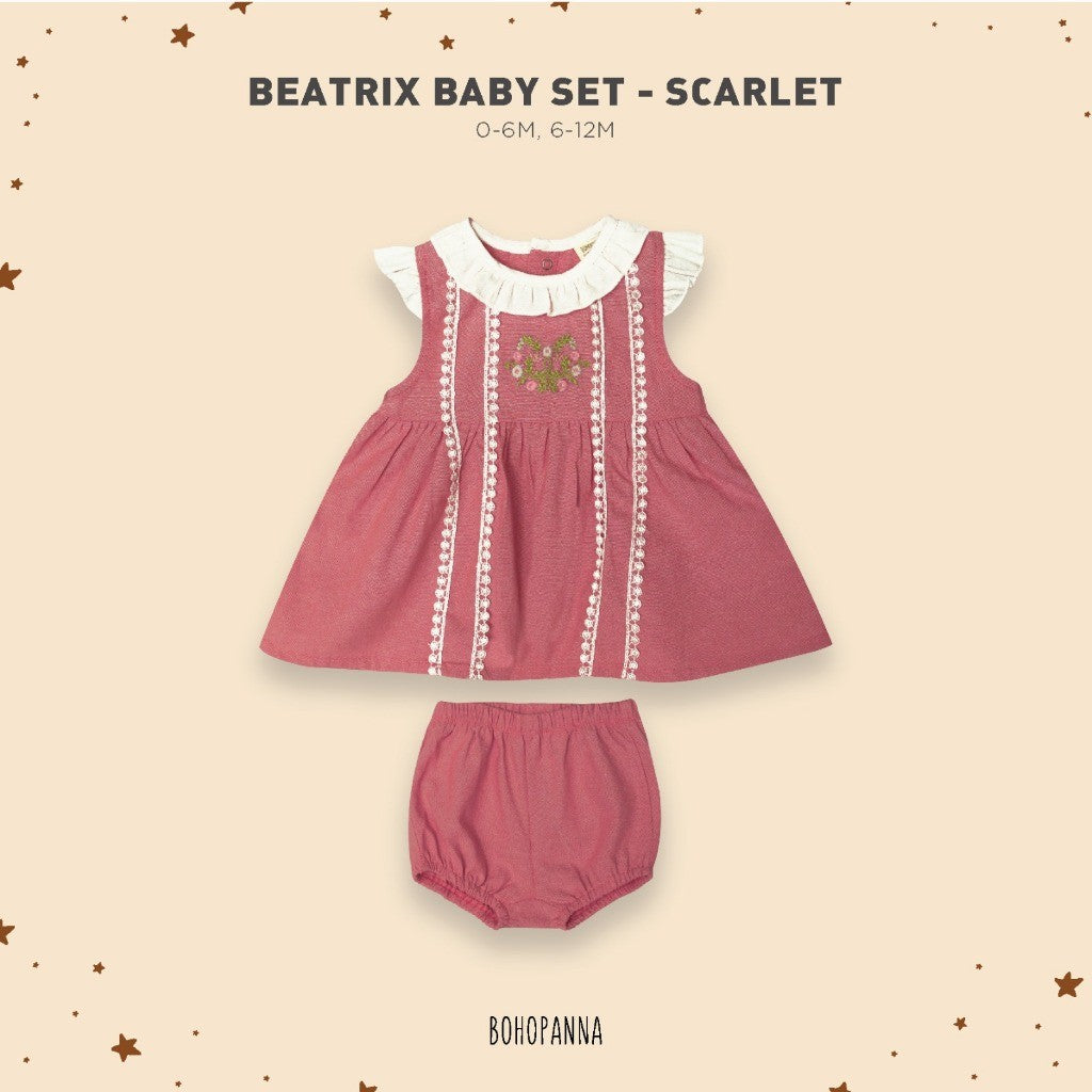 BOHOPANNA - BEATRIX BABY SET - Setelan Bayi Perempuan