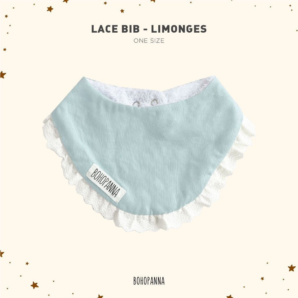 BOHOPANNA - LACE BIB - Slaber Bayi 2337