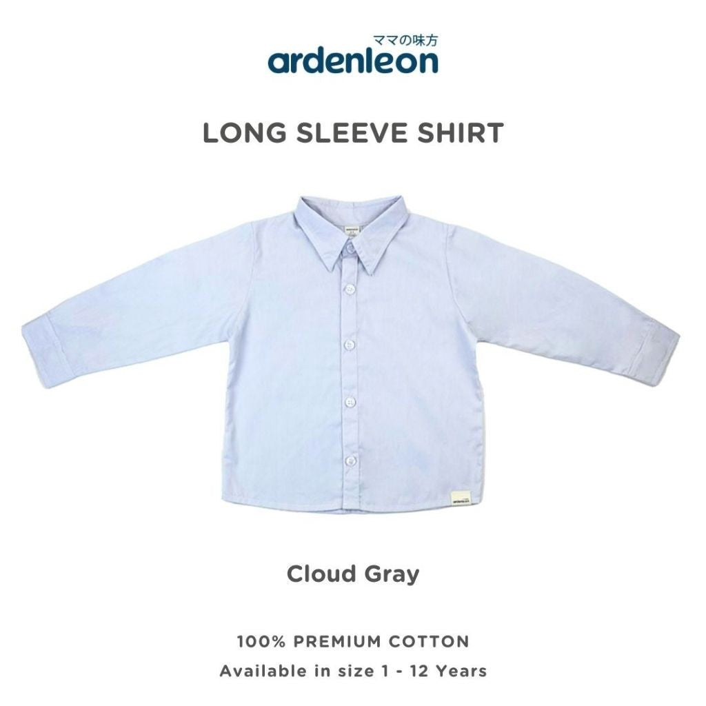ARDENLEON Atasan Kemeja Anak Laki Laki Panjang Long Sleeves Shirt
