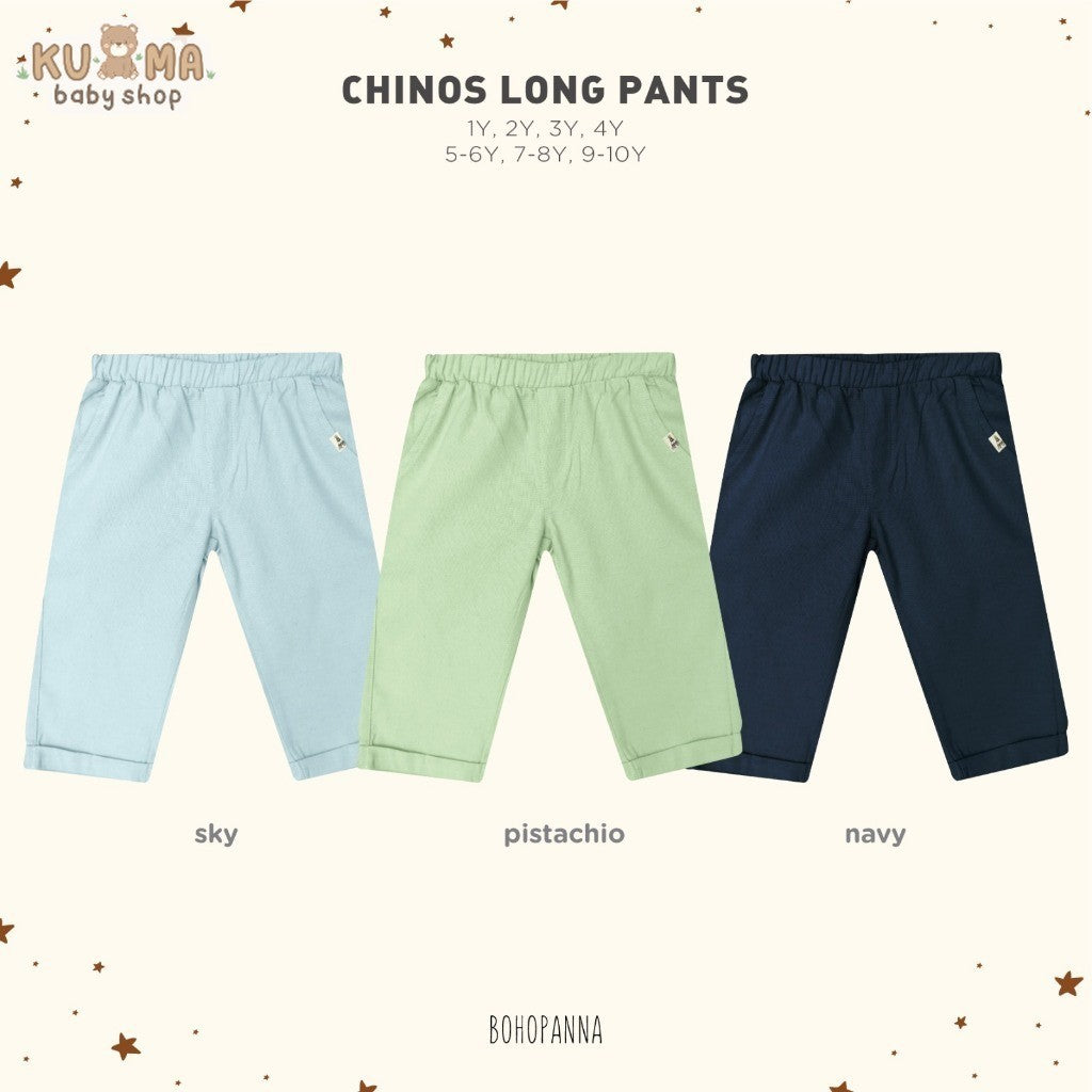 BOHOPANNA - CHINOS LONG PANT - Celana Panjang Anak Laki-Laki 2456-2