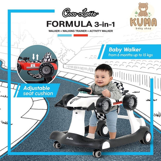 Alat bantu Jalan Baby Walker Cocolatte Formula 3 In 1 Walking Trainer Activity Walker