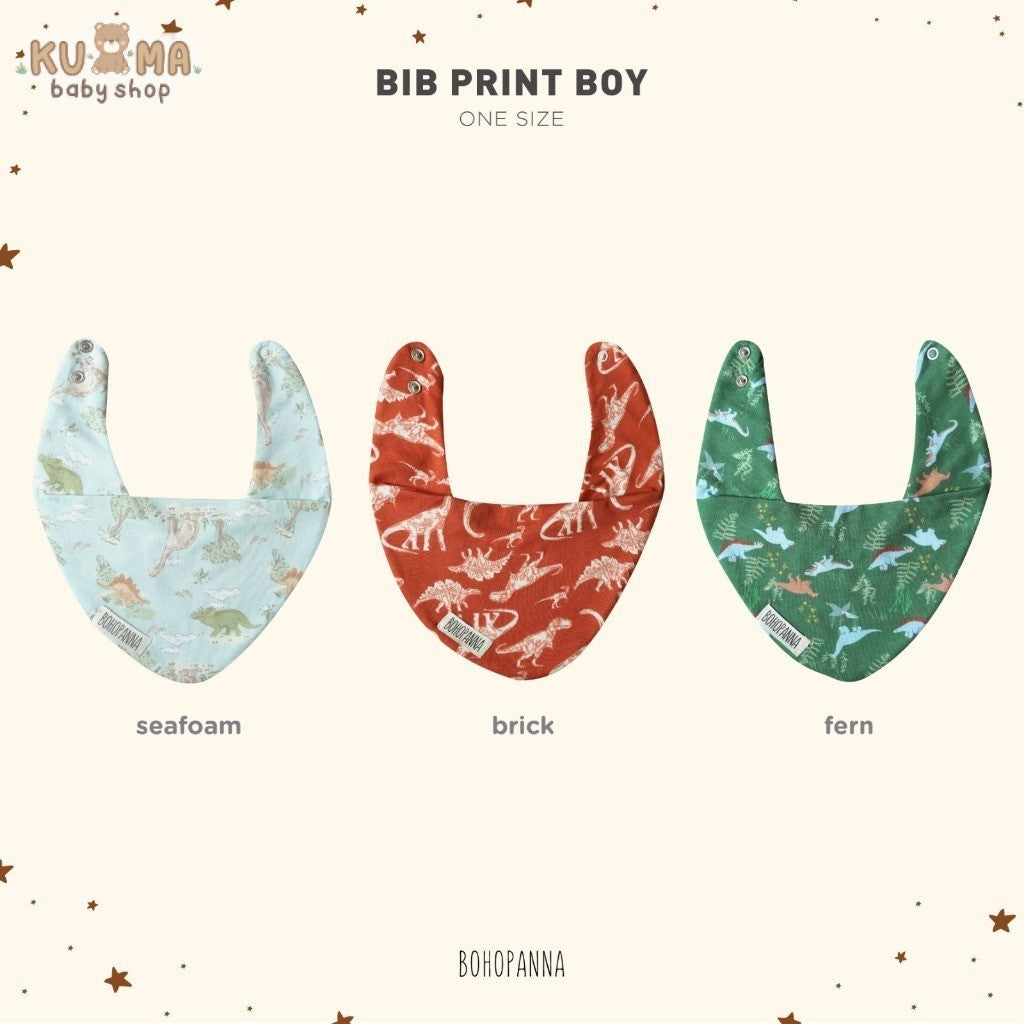 BOHOPANNA - BIB PRINT - Slabber Bayi Print