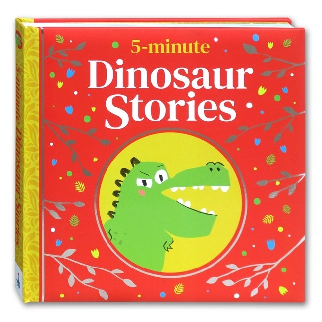 [Imagine That] 5-Minute Mindfull / Dinosaur / Sweet Dreams Stories Book (6 stories) with shiny foil on front cover - tema cerita tentang family, caring, and love