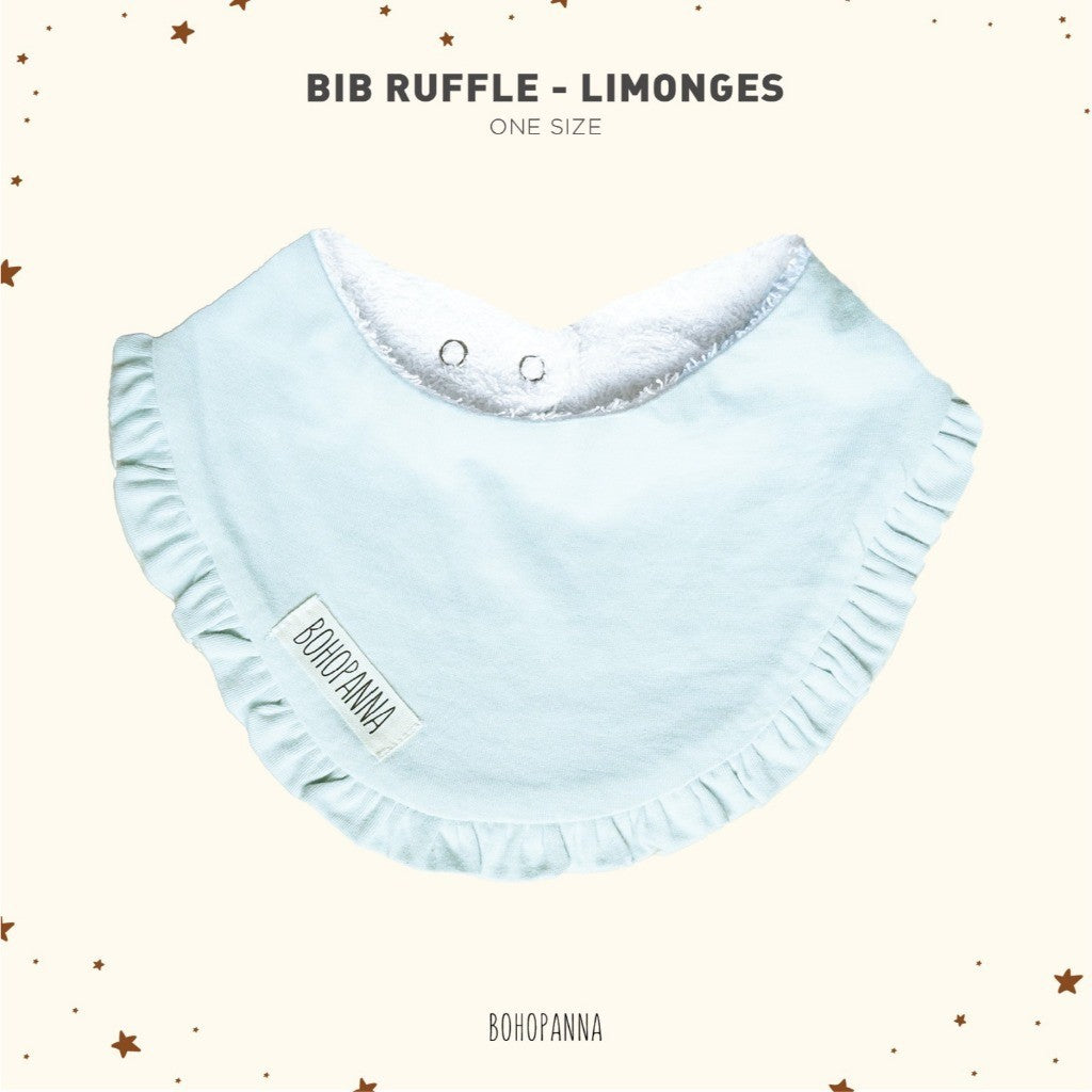 BOHOPANNA - BIB RUFFLE - Slabber Bayi Perempuan 2436