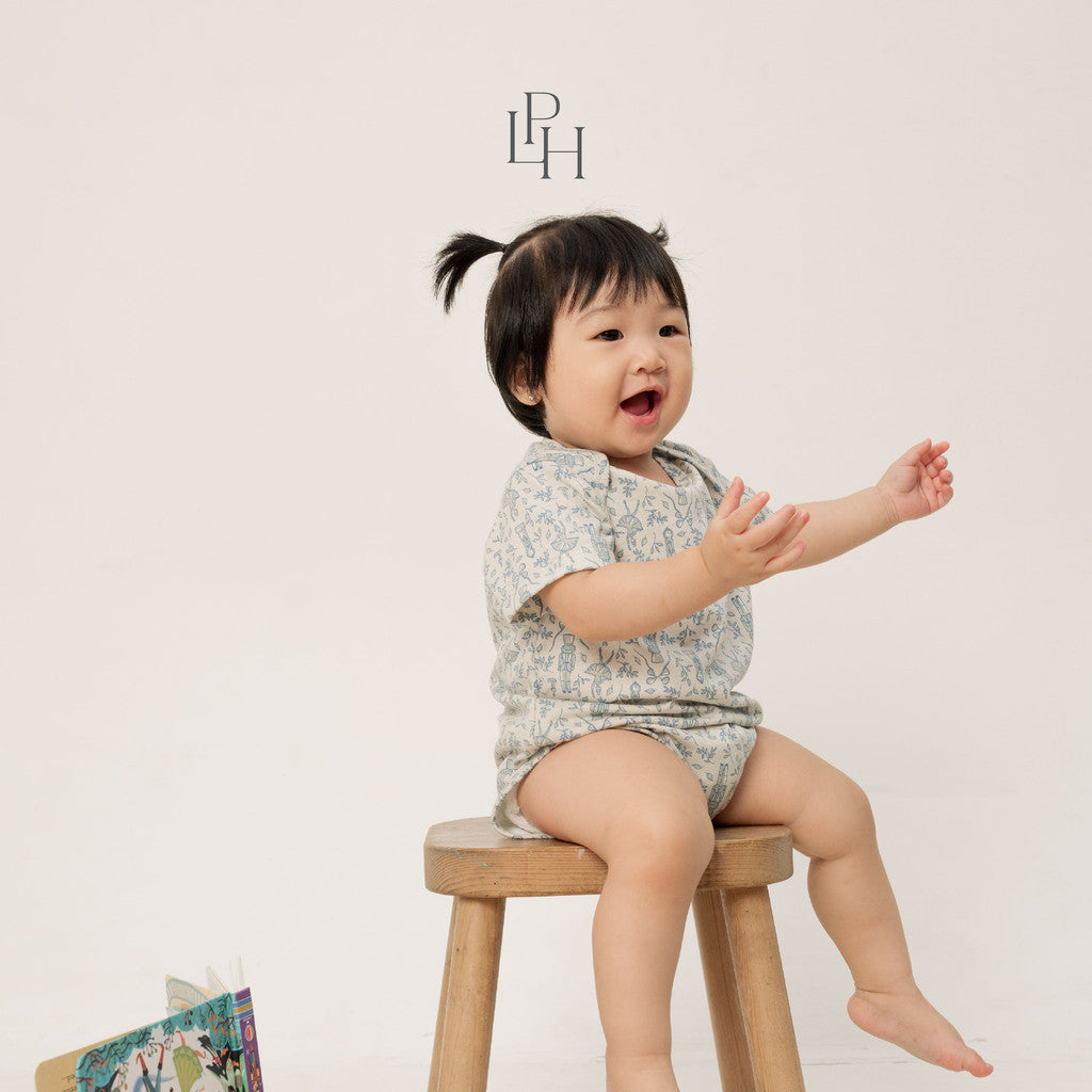 Little Palmerhaus - Little Wear Short Bodysuit (Jumper Bayi) 30.0