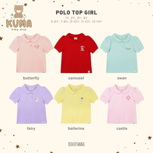 BOHOPANNA - POLO TOP GIRL - ATASAN ANAK 2525