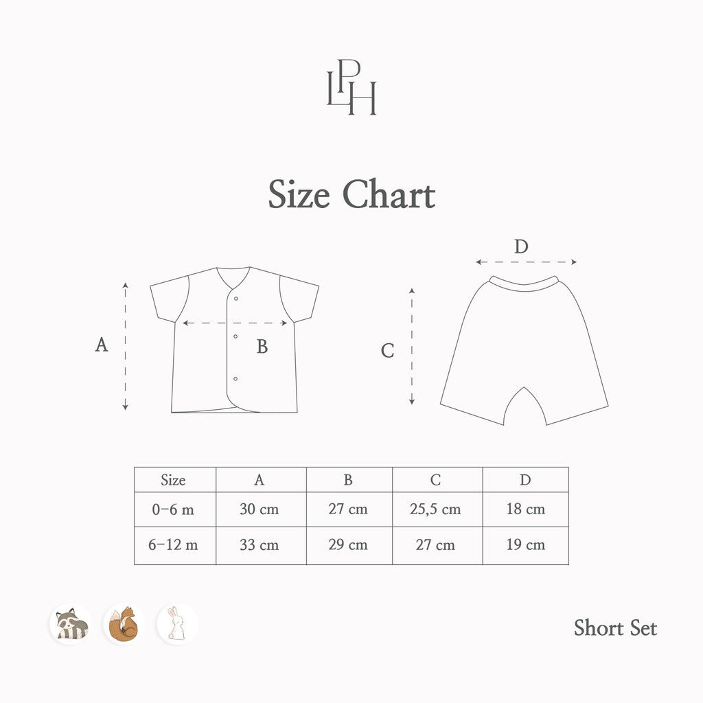 Little Palmerhaus - Little Wear Short Set 27.0 (Setelan Bayi Lengan Pendek)