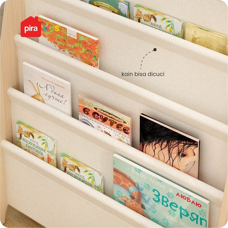 Pira Kids - BOHO BC60 Rak Buku Anak / Rak Buku Montessori