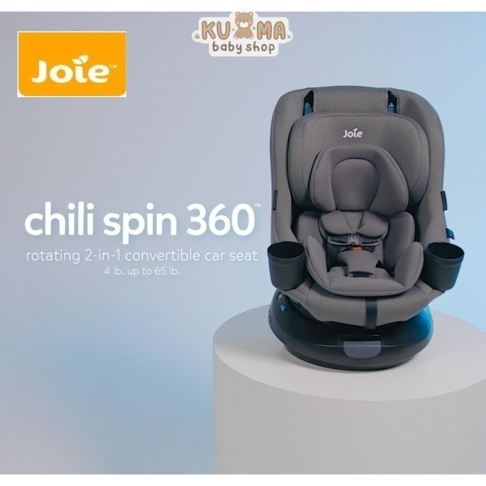 Joie Chili Spin 360 Rotating Convertible Car Seat - Latch and Vehicle Belt Installation