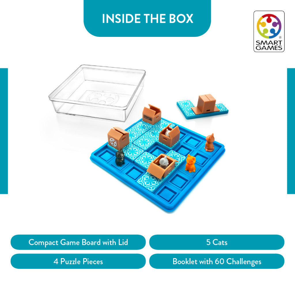 SmartGames Cats & Boxes Mainan Edukasi Anak Board Game