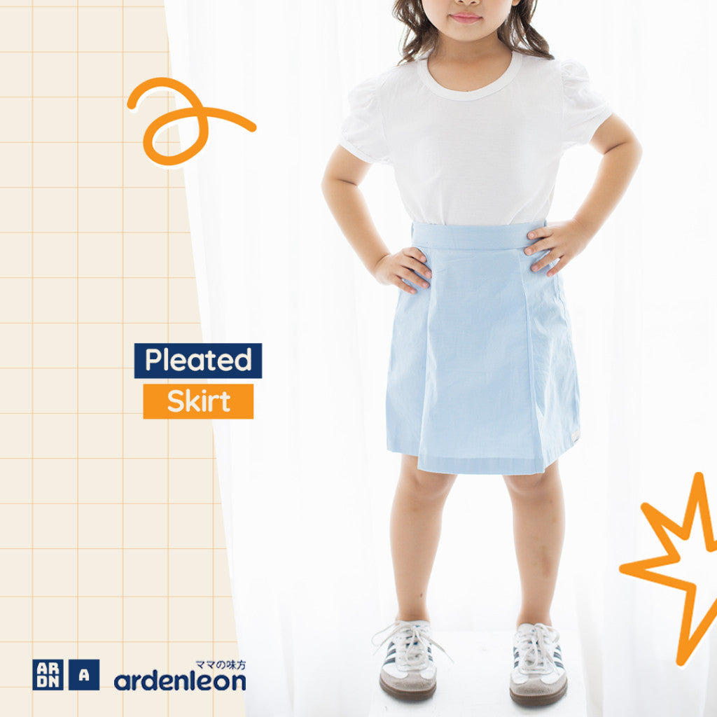 ARDENLEON Rok Celana Anak Perempuan Pleated Skort