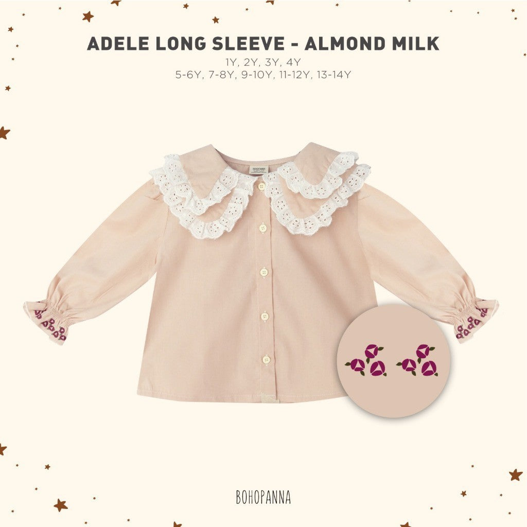 BOHOPANNA - ADELE LONG SLEEVE -  ADELLE LONG SLEEVE - Baju Atasan Anak Perempuan