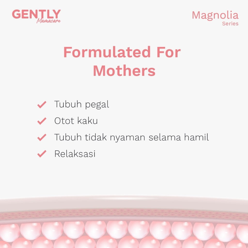 GENTLY Mamacare Relaxing Body Cream | Arnica Oil + Peppermint Oil + Centella Extract | Skincare Ibu Hamil dan Menyusui Terdaftar BPOM | Cream yang Memberikan Rasa Nyaman Tubuh dan Melancarkan Sirkulasi Darah