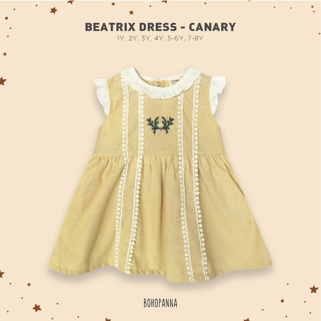 BOHOPANNA - BEATRIX DRESS - Dress Anak Perempuan