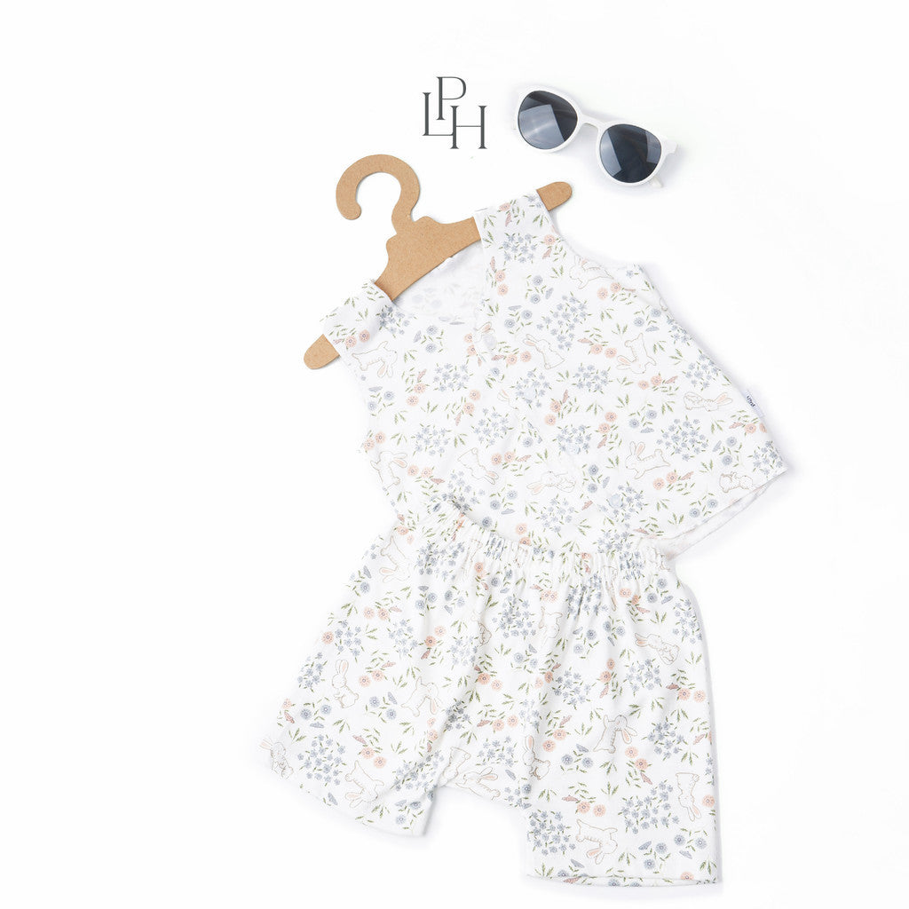 Little Palmerhaus - Little Wear Button Sleeveless Set (Setelan Bayi Lengan Buntung) 30.0