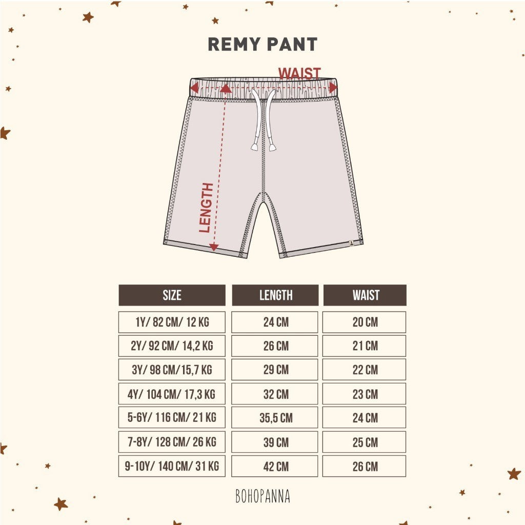 BOHOPANNA - REMY PANT - Celana Pendek Anak Laki-Laki