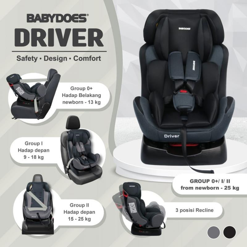 Car Seat BabyDoes Driver 9175 Kursi Dudukan Mobil Anak Bayi