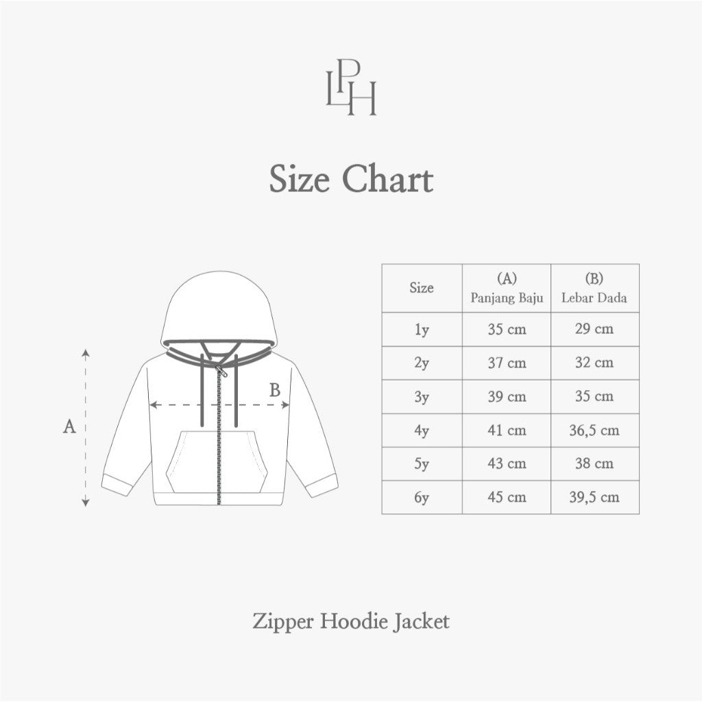 Little Palmerhaus - Zipper Hoodie Jacket (Jaket Hoodie Anak) 10.0