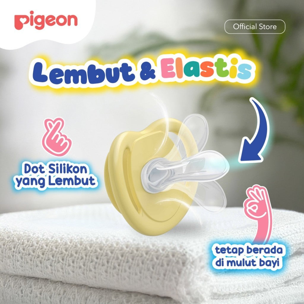 PIGEON MINILIGHT PACIFIER SUSTAINABLE | EMPENG BAYI | DOT BAYI 2pcs