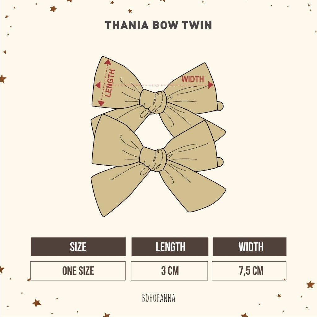 BOHOPANNA - THANIA BOW TWIN - Pita Bayi