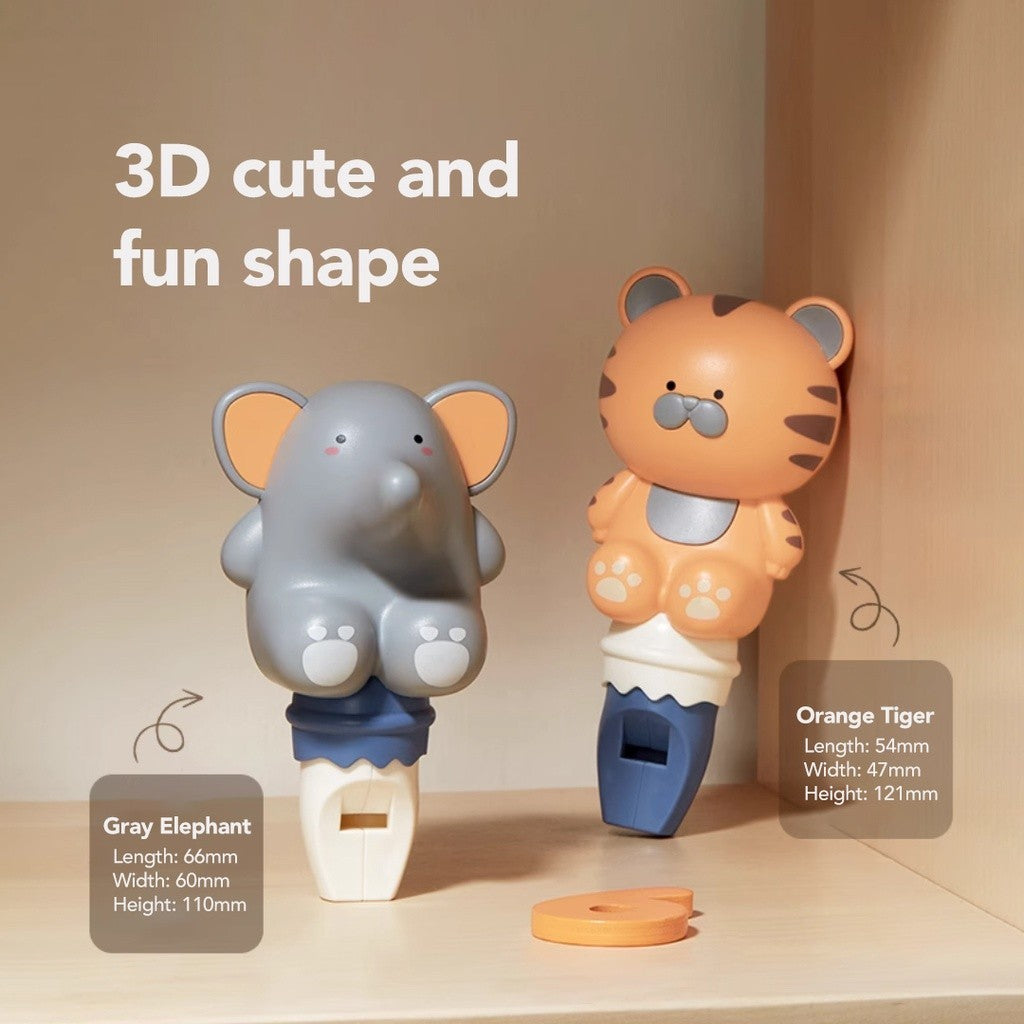 Sakumini X Beiens Whistle Animal Kids Toys Mainan Edukasi Peluit Anak