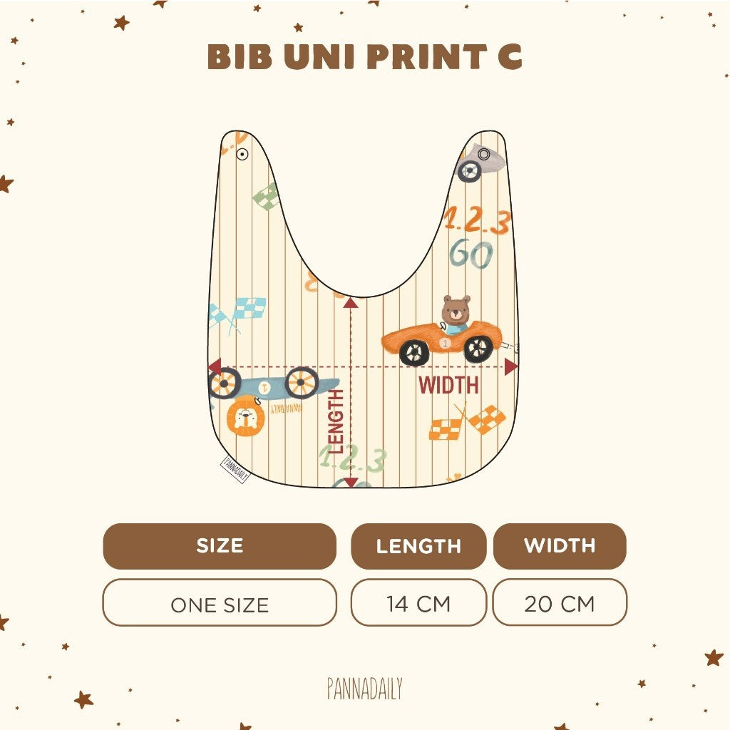 BOHOPANNA - PANNADAILY - BIB UNISEX PRINT C - Slabber Bayi