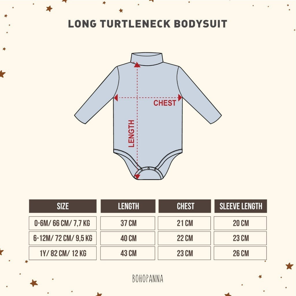 BOHOPANNA - TURTLENECK BODYSUIT - Jumper Bayi