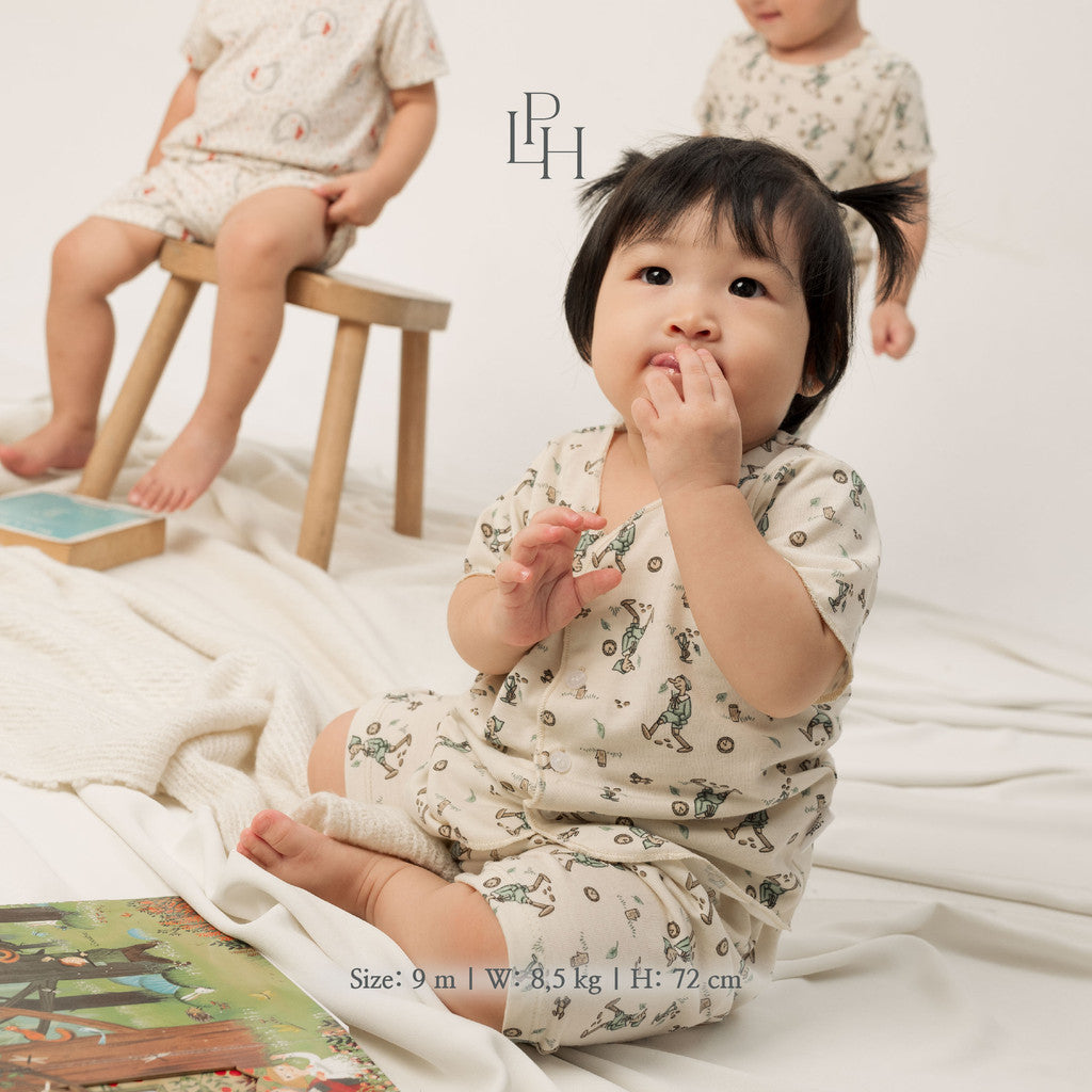 Little Palmerhaus - Little Wear Short Set (Setelan Bayi Lengan Pendek)