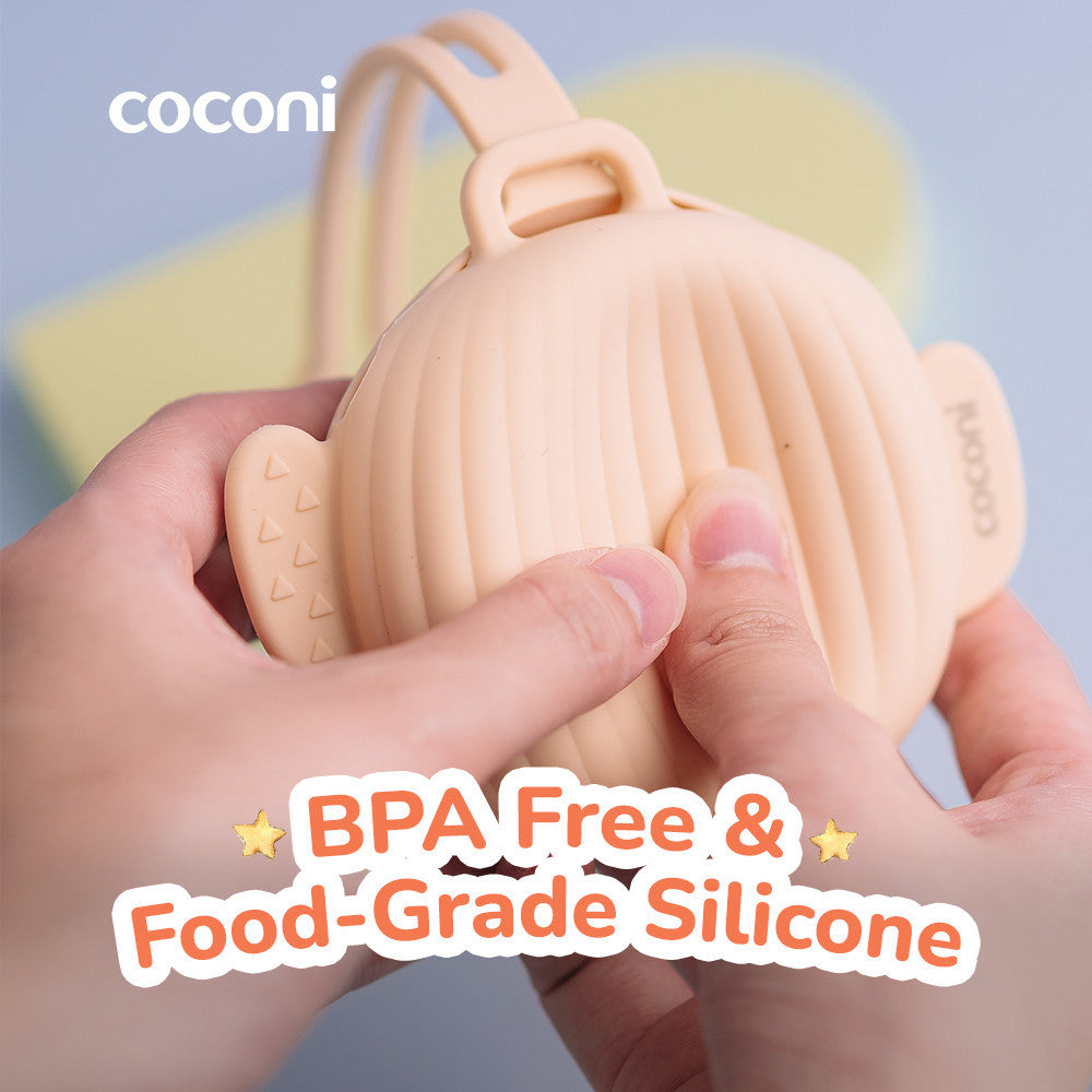 COCONI Pacifier Protector | Tempat Penyimpanan Empeng Gantungan Silikon