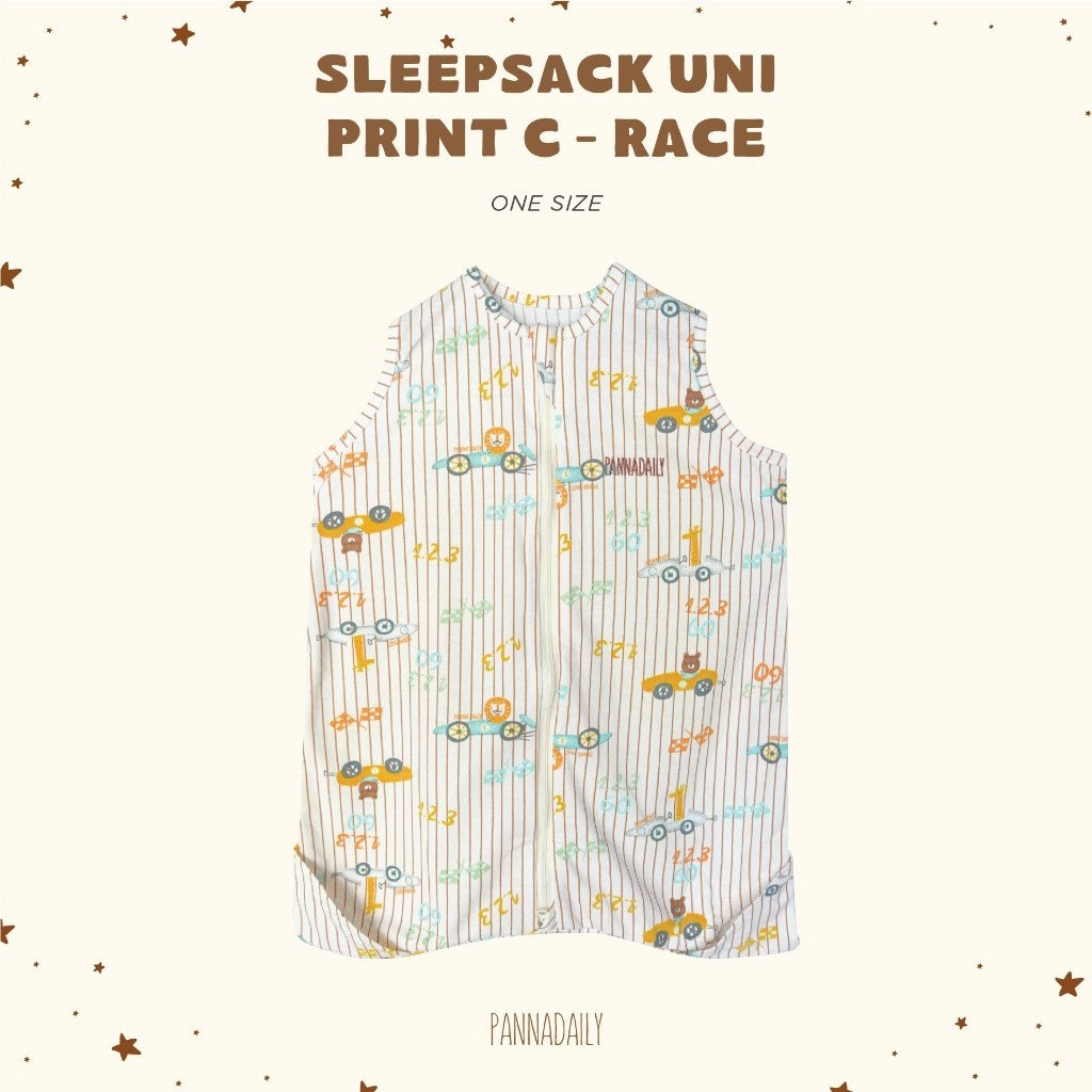 BOHOPANNA - PANNADAILY - SLEEPSACK Uni Print C- Bedong Bayi - Selimut Bayi
