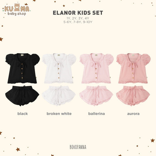 BOHOPANNA - ELANOR KIDS SET - SETELAN ANAK PEREMPUAN