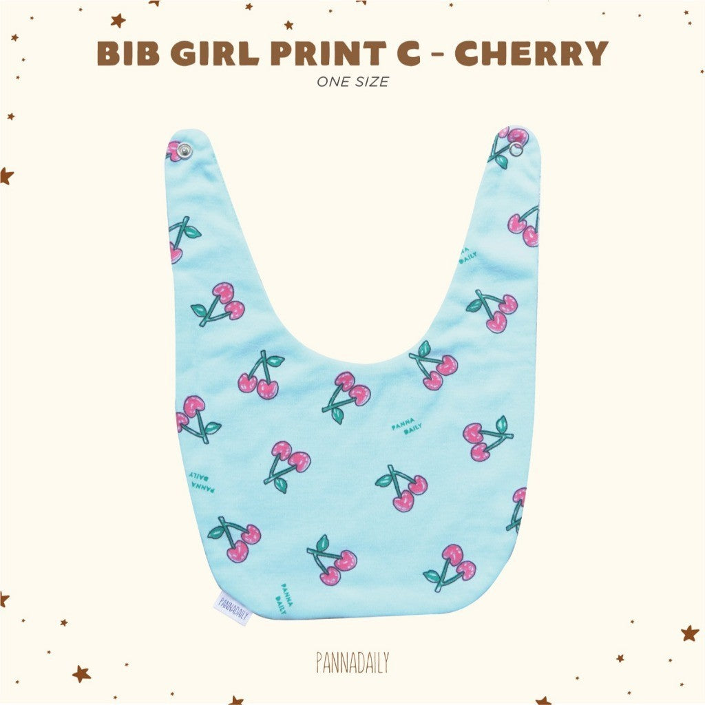BOHOPANNA - PANNADAILY - BIB GIRL PRINT C - Slabber Bayi