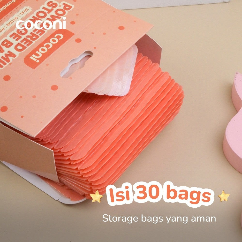 COCONI Powdered Milk Storage Bags 30pcs | Kantong Susu Bubuk Bayi BPA Free