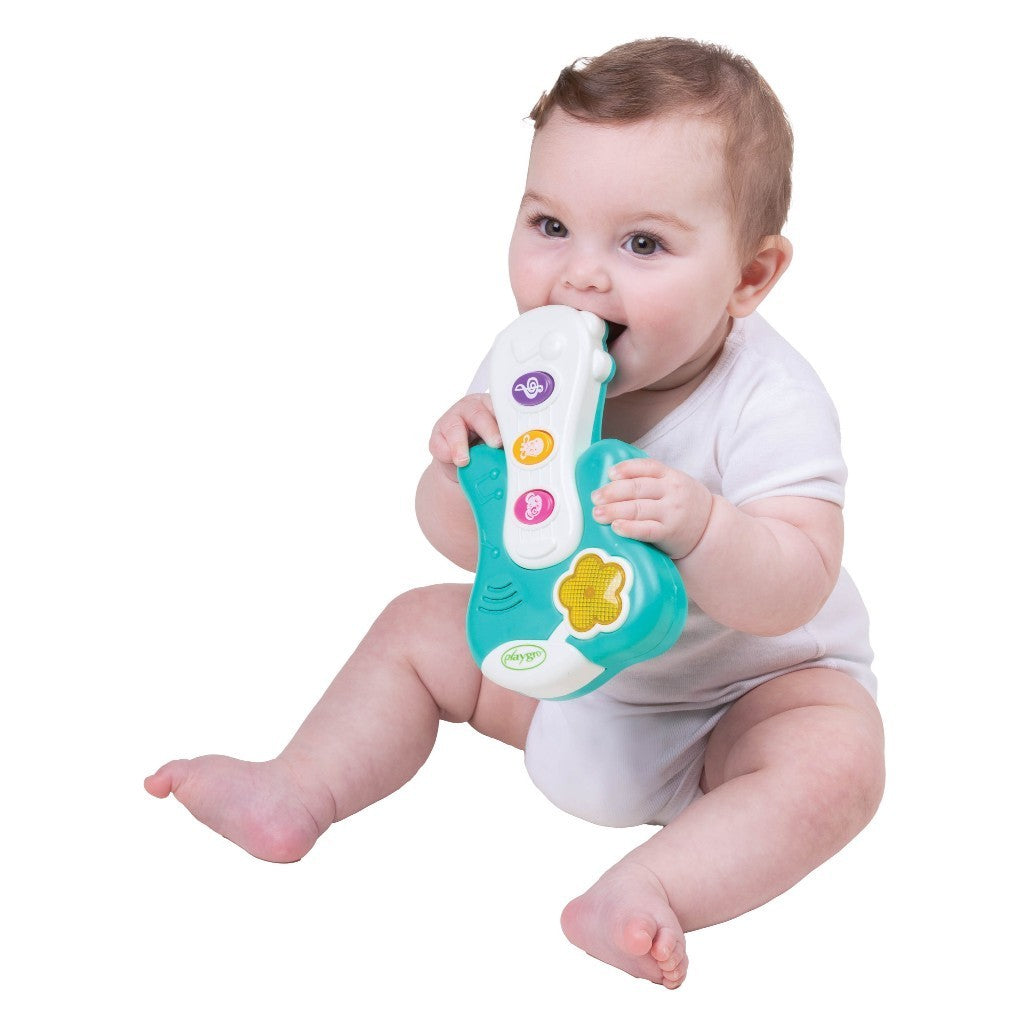 Playgro Little Strummer Light-Up Guitar - Mainan Sensori dan Edukasi Anak Bayi Balita
