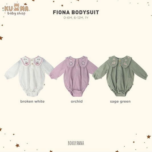 Bohopanna Fiona Bodysuit - Jumper Bayi Perempuan Lengan Panjang