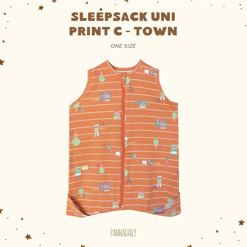BOHOPANNA - PANNADAILY - SLEEPSACK Uni Print C- Bedong Bayi - Selimut Bayi