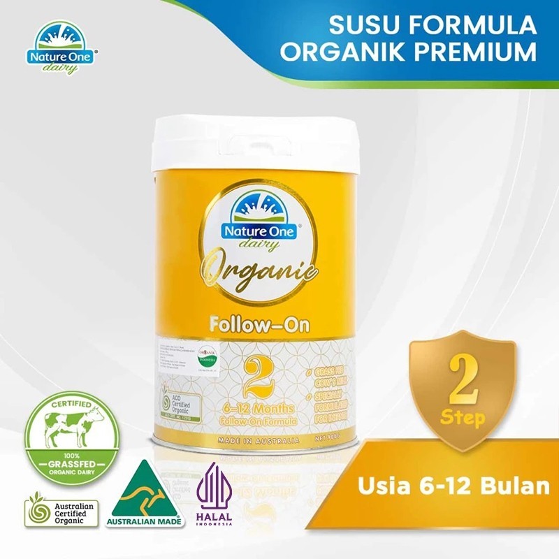 Susu Formula Organik Nature One Dairy Organic Step 2 900 Gram 6 - 12 bulan
