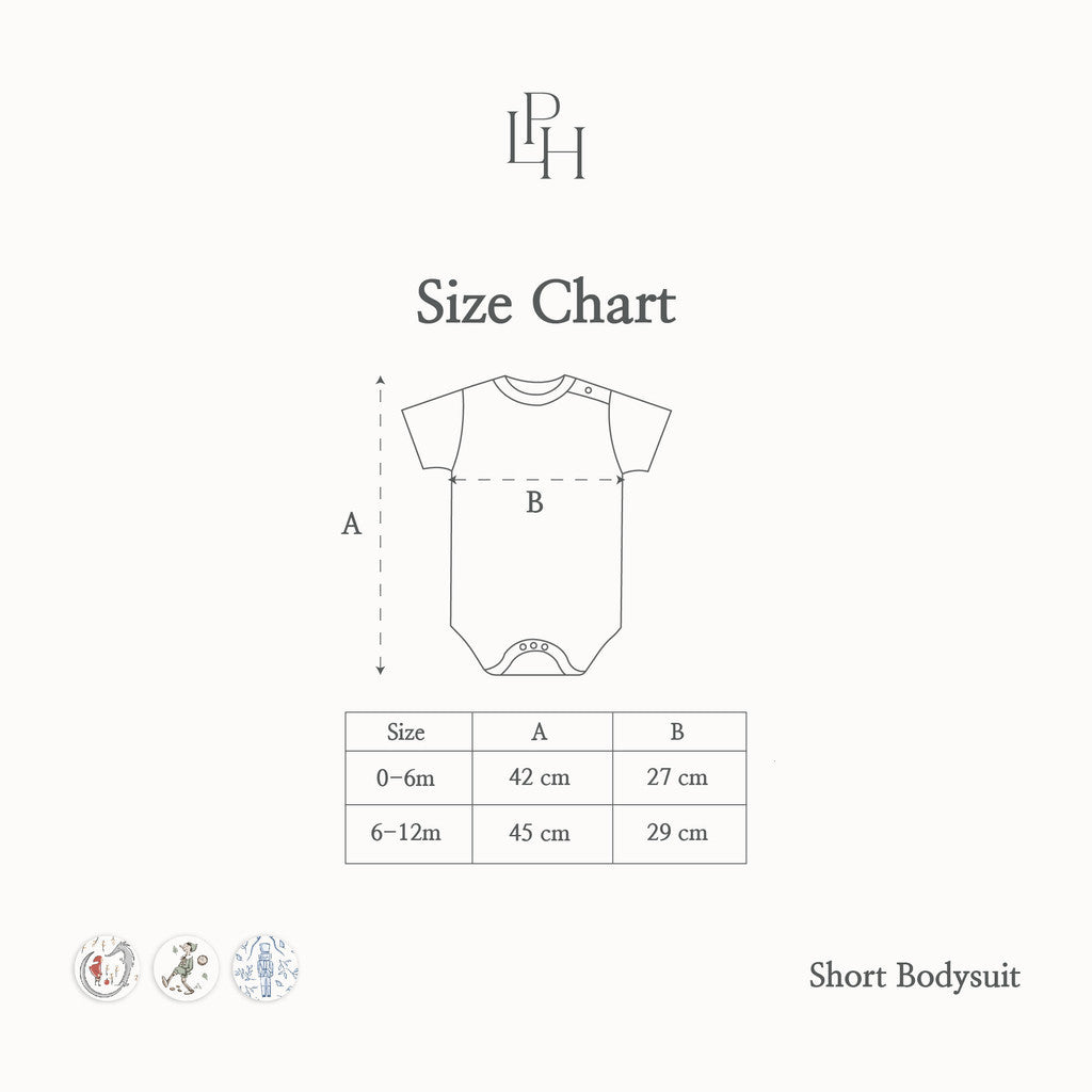 Little Palmerhaus - Little Wear Short Bodysuit (Jumper Bayi)