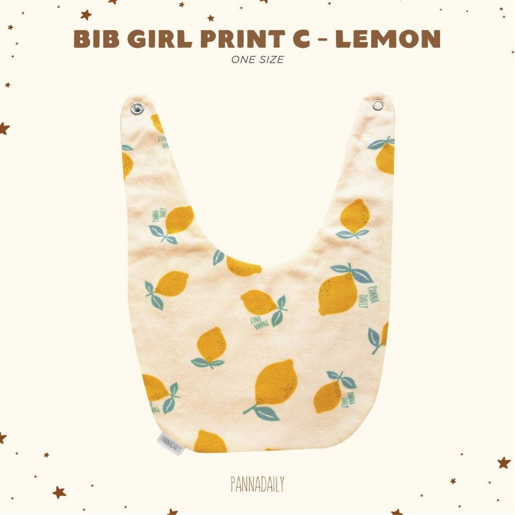 BOHOPANNA - PANNADAILY - BIB GIRL PRINT C - Slabber Bayi