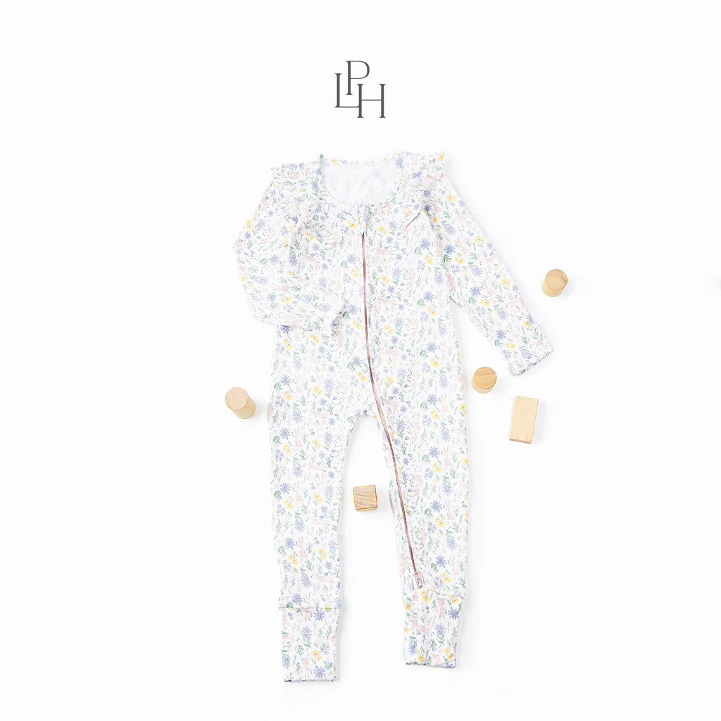 Little Palmerhaus - Tencel Girl Sleepsuit 2.0 (Jumpsuit Bayi Perempuan)